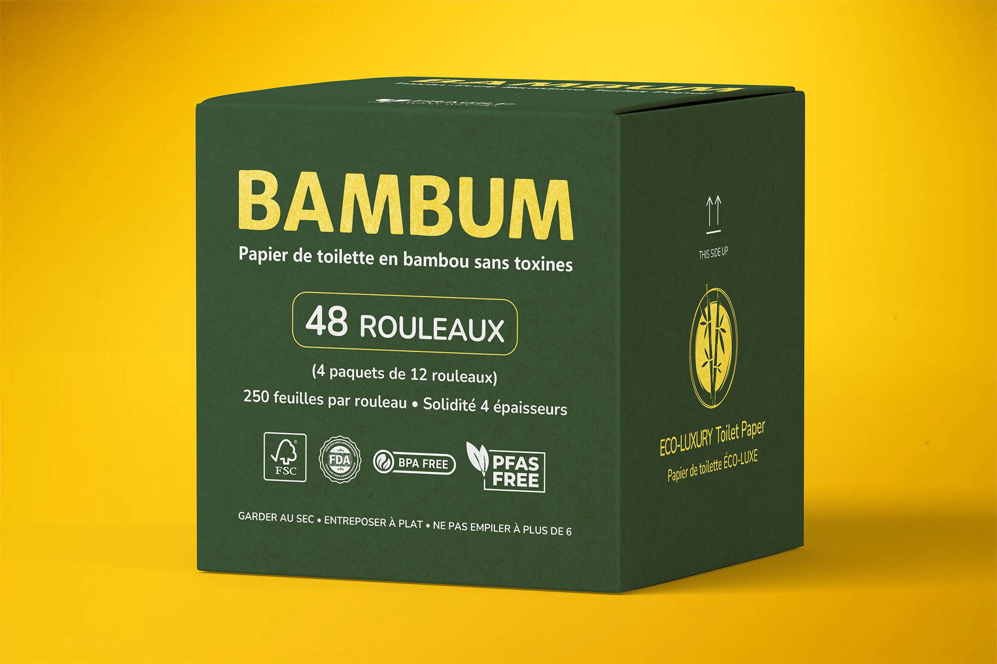 Tree-Free, PFAS-Free, and Zero Waste Bamboo Toilet Paper